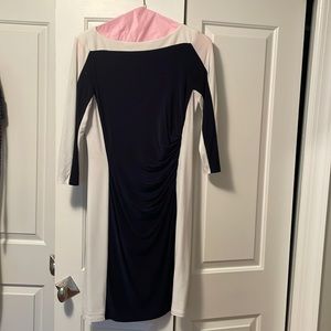 Lauren Ralph Lauren navy/ white stretch dress, size 10